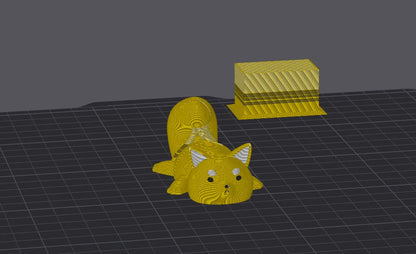 Porte-clés à figurine articulée Shiba Inu