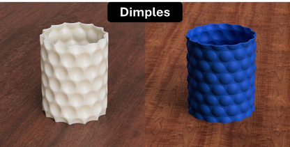 Série de Pots à Crayons Géométriques : 11 Designs (Modes Vase et Variantes Robustes)