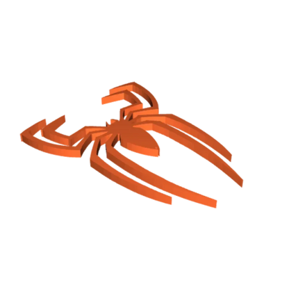 spider man black - araignée noire logo