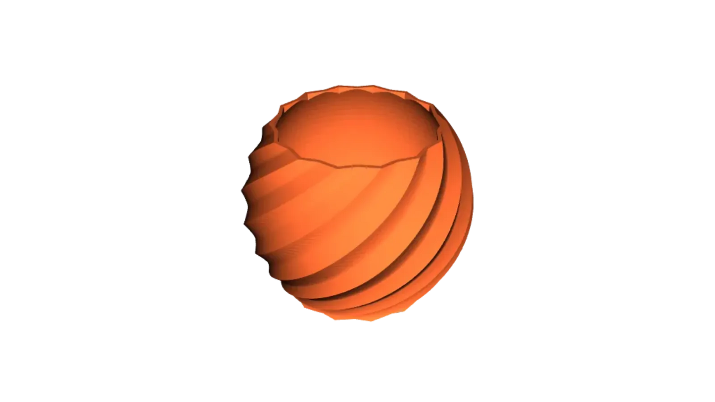 Pot de Plante Spiral