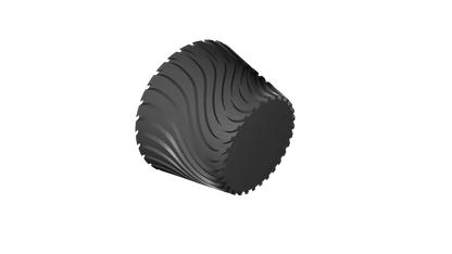 Pot de plante en spirale