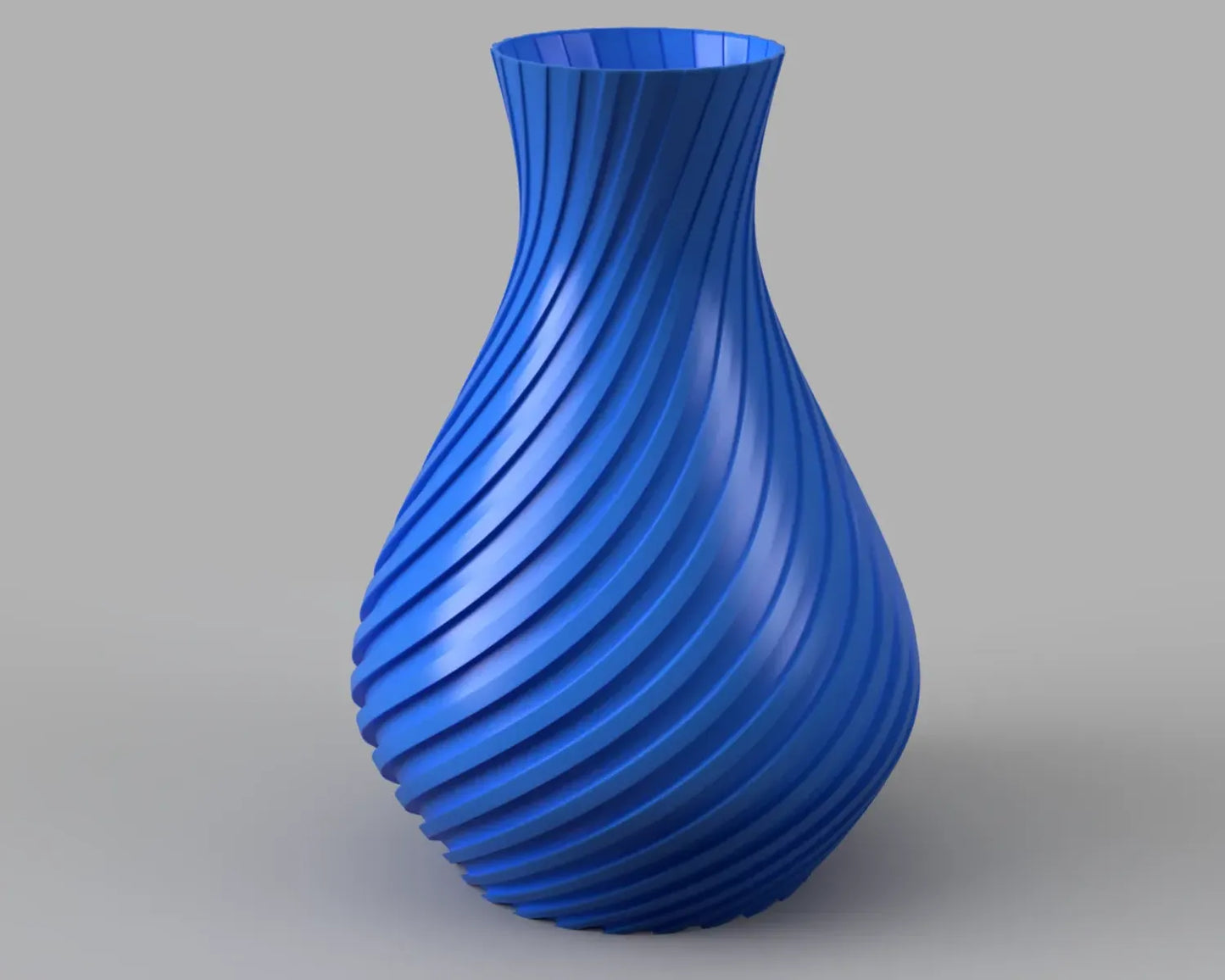 Vase en spirale