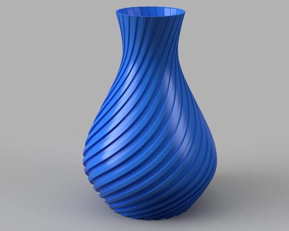 Vase en spirale