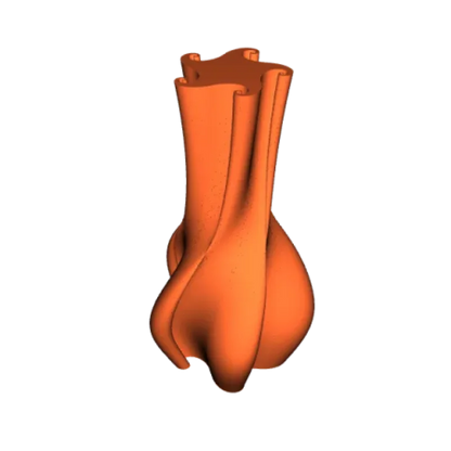 Spiraling vase