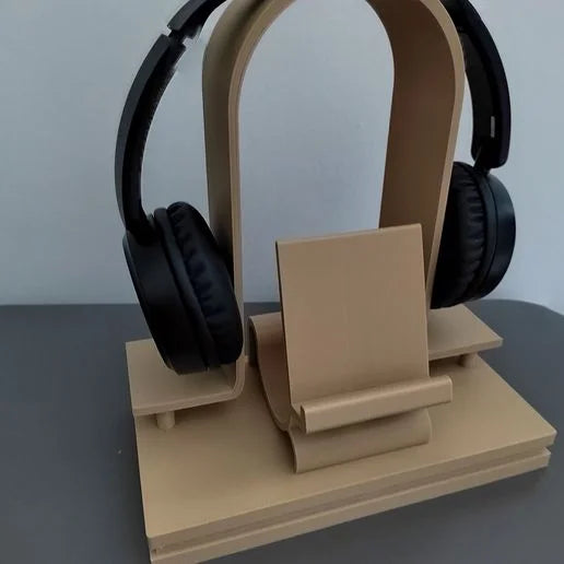 Support casque + support smartphone