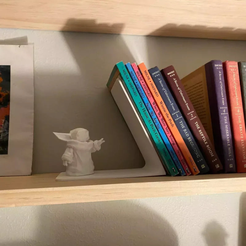 Support Livre Serre-Livre Low Poly Baby Yoda  