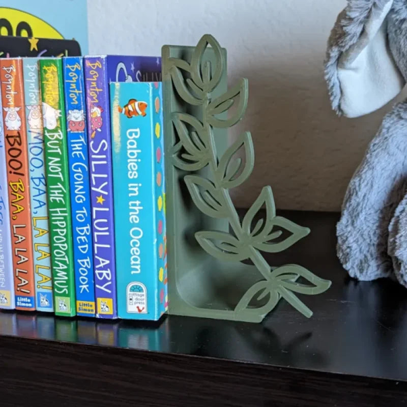 Supports de livre décoratifs en forme de feuilles