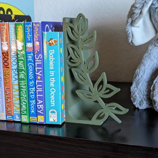 Supports de livre décoratifs en forme de feuilles