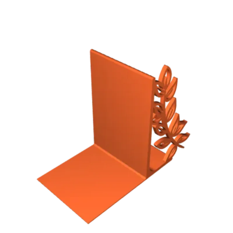 Supports de livre décoratifs en forme de feuilles