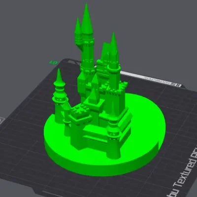 Supports de livre en forme de château
