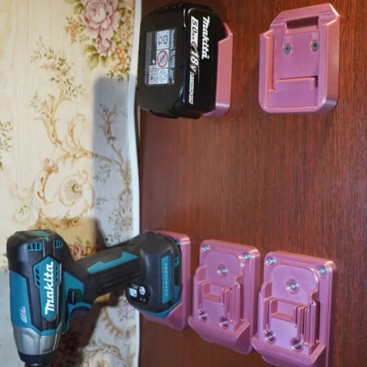 Supports muraux Makita pour batteries et outils (18V/14,4V LXT)