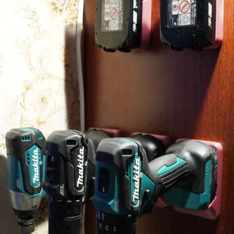 Supports muraux Makita pour batteries et outils (18V/14,4V LXT)