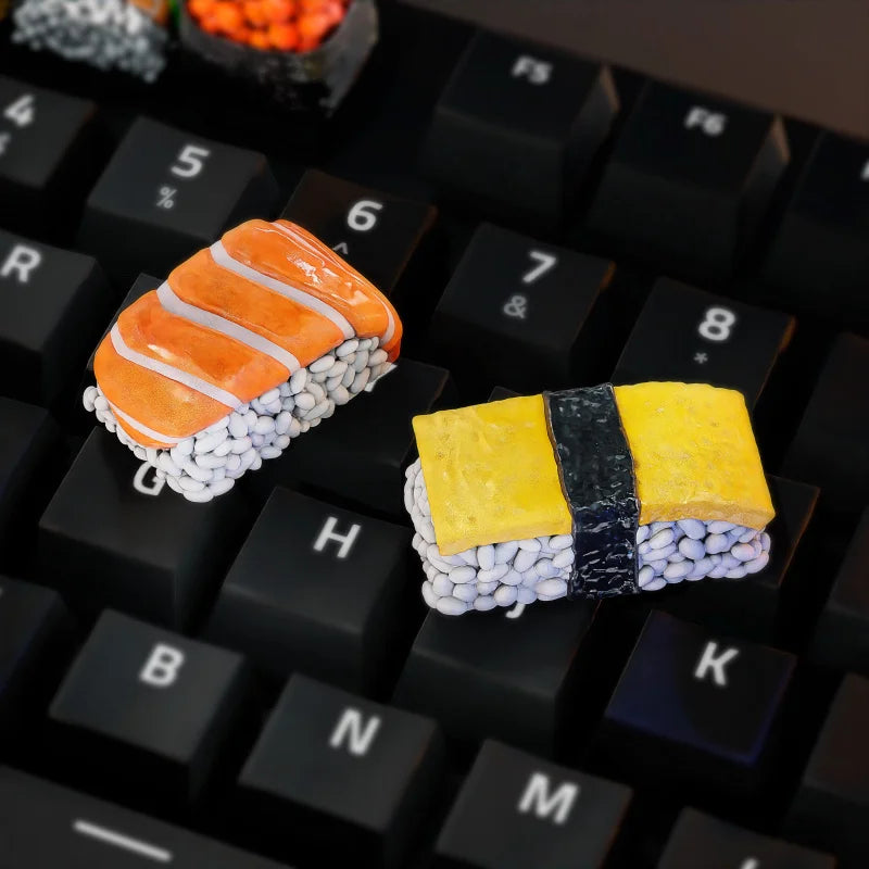 Keycaps Sushi pour Clavier Mécanique - PolyPrestige 3D