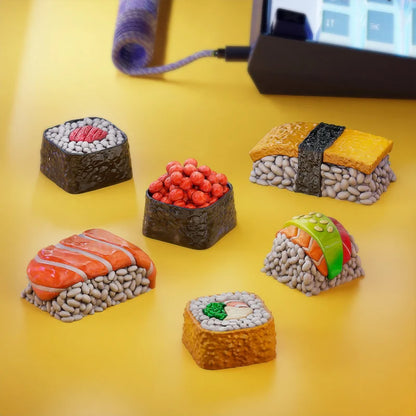 Keycaps Sushi pour Clavier Mécanique - PolyPrestige 3D