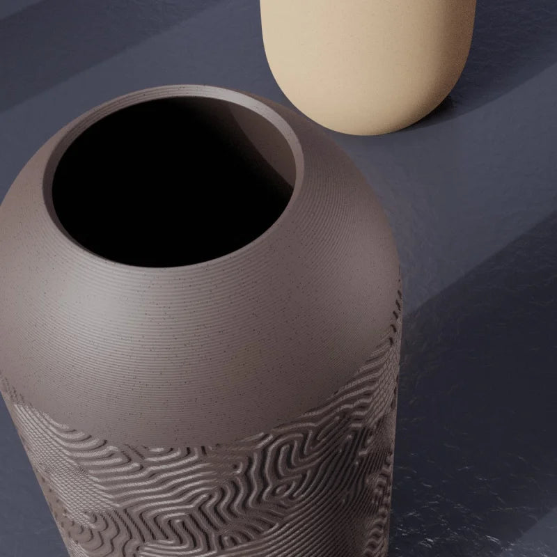 Vase Motif Ondulé - PolyPrestige3D