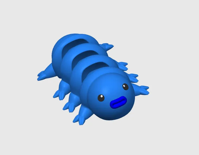 Porte-clés à figurine articulée Tardigrade
