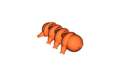 Porte-clés à figurine articulée Tardigrade