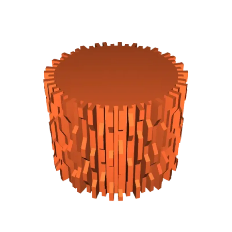 Techno Error Virus - Pot and planter for plants and flowers - vase mode