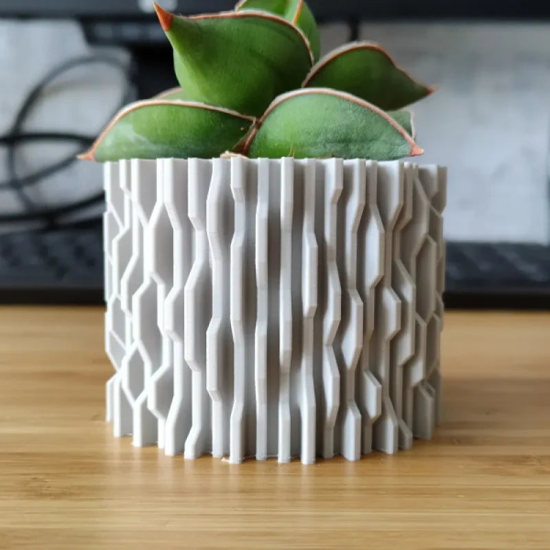 Techno Error Virus - Pot and planter for plants and flowers - vase mode