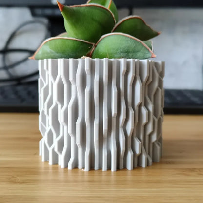 Techno Error Virus - Pot and planter for plants and flowers - vase mode