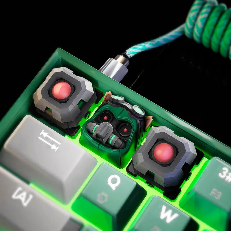 keycaps Teemo Omega Squad  - LOL - Clavier mécanique