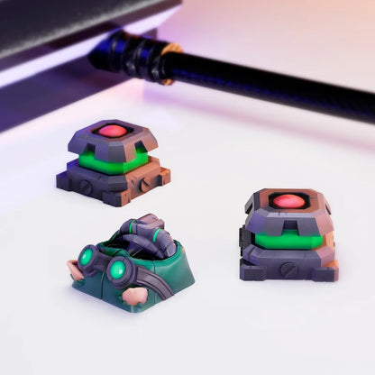 keycaps Teemo Omega Squad  - LOL - Clavier mécanique