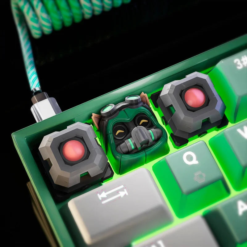 keycaps Teemo Omega Squad  - LOL - Clavier mécanique