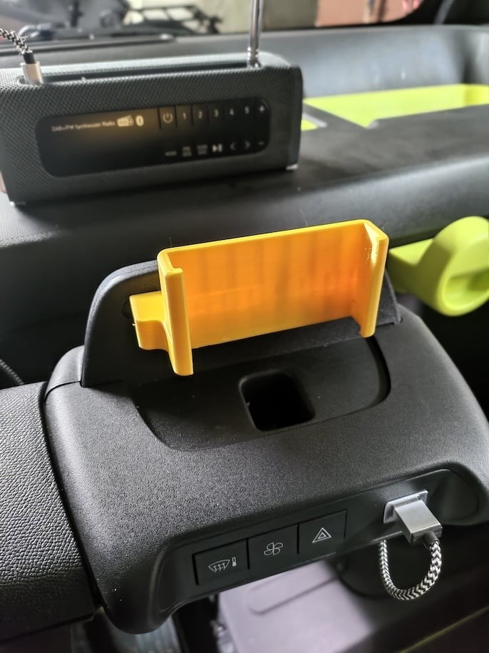 Support de smartphone pour Opel Rocks-E ou Citroën Ami