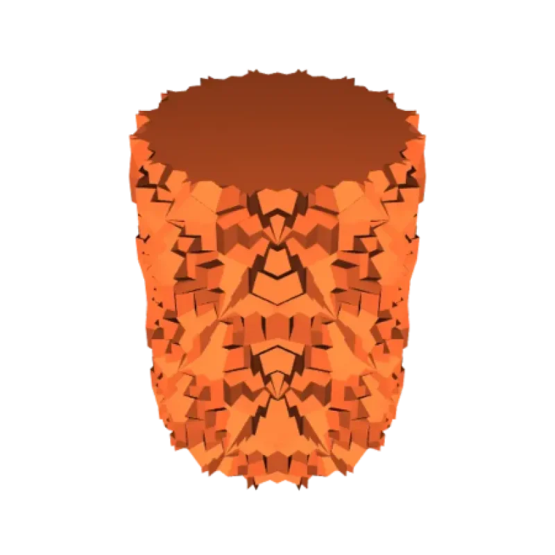 Tetrahex Ripple Vase