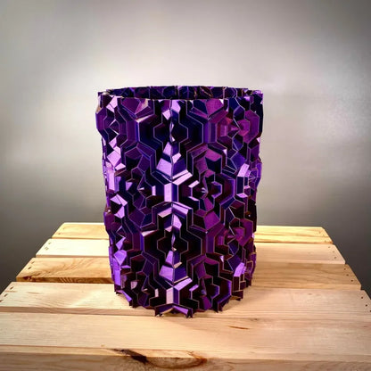 Tetrahex Ripple Vase