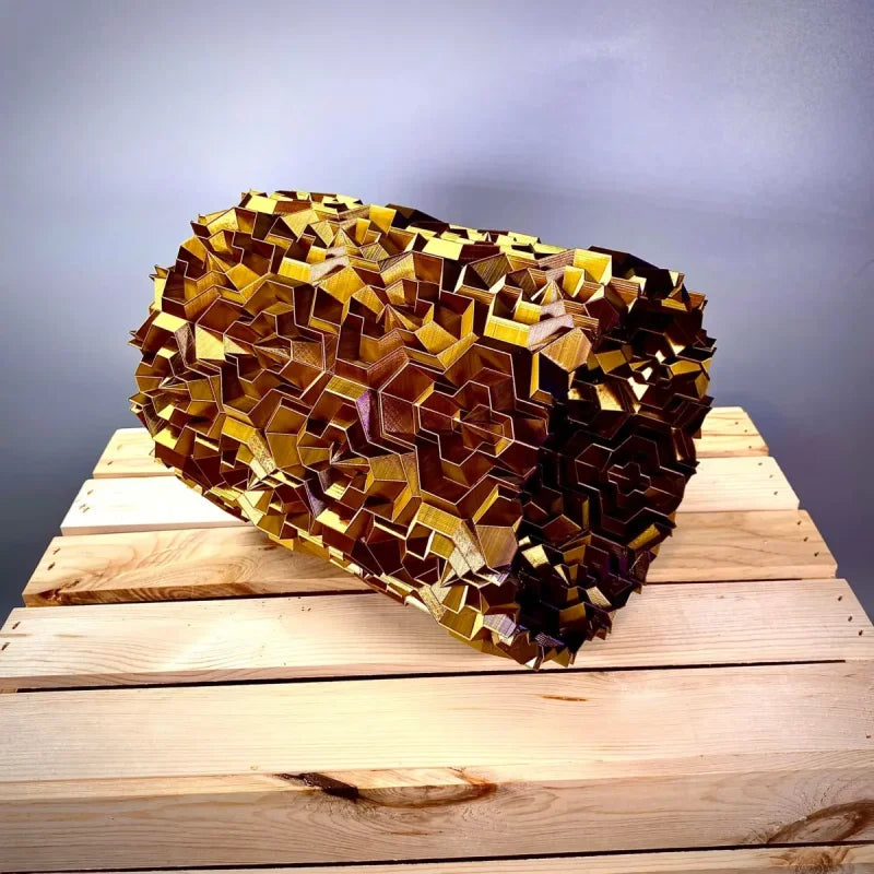 Tetrahex Ripple Vase