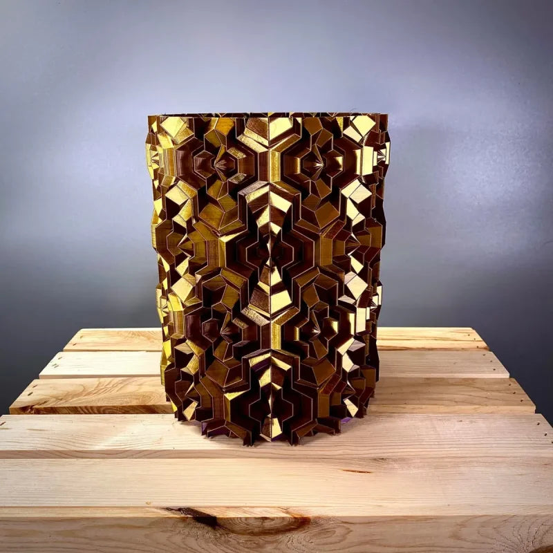 Tetrahex Ripple Vase