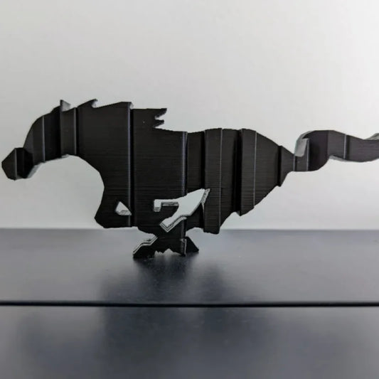 Texte Logo Mustang Inversé