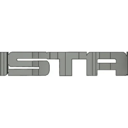 Texte Logo Mustang Inversé