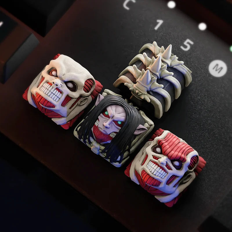 Keycaps Mécaniques The Rumbling - PolyPrestige3D