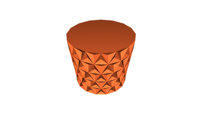 Pot triangle traditionnel V - jardinière en mode vase