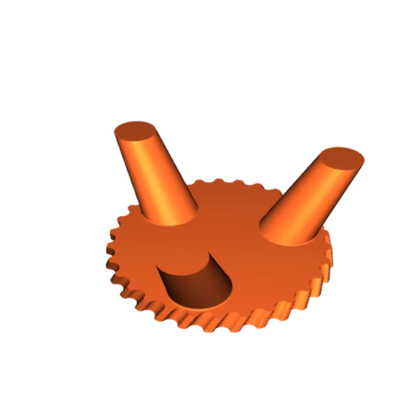 Twisted Planter with Legs Vase Mode