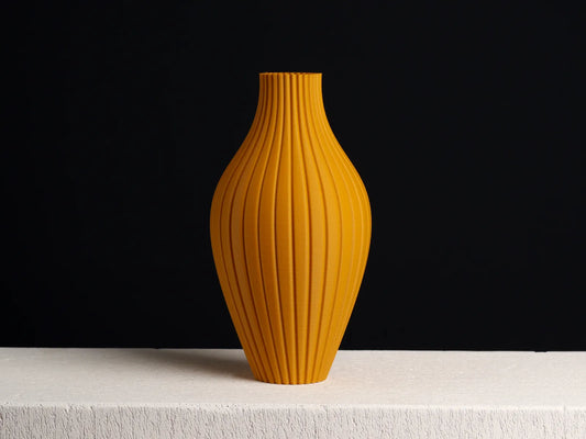 Vase à Ampoule Rayé, (Mode Vase)