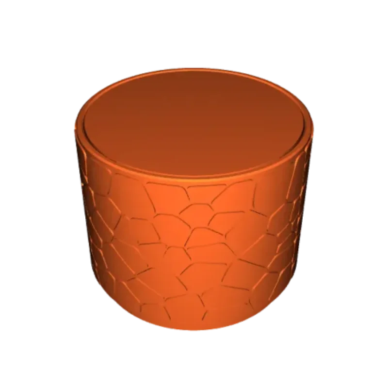 Vase #3 - curved Stone Pattern
