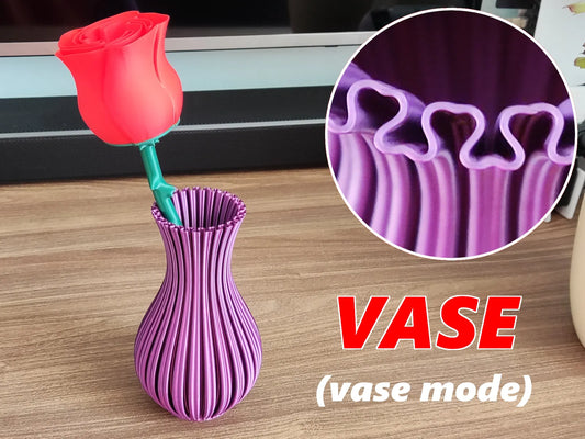 Vase - petit cœur mural