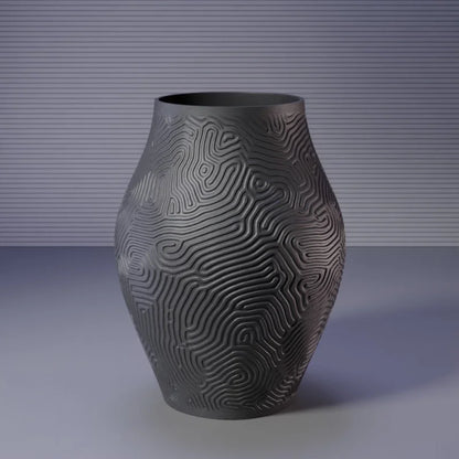 Vase Ondulé Artisanat d'Exception