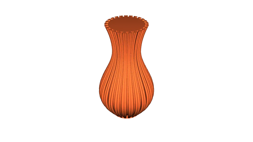 Vase - petit cœur mural