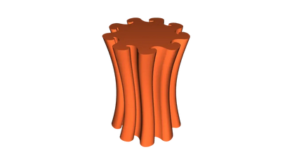 Vase ondulé (mode vase)