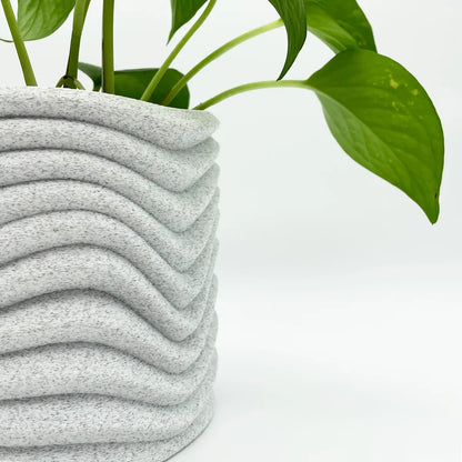 Pot de Plante Ondulé