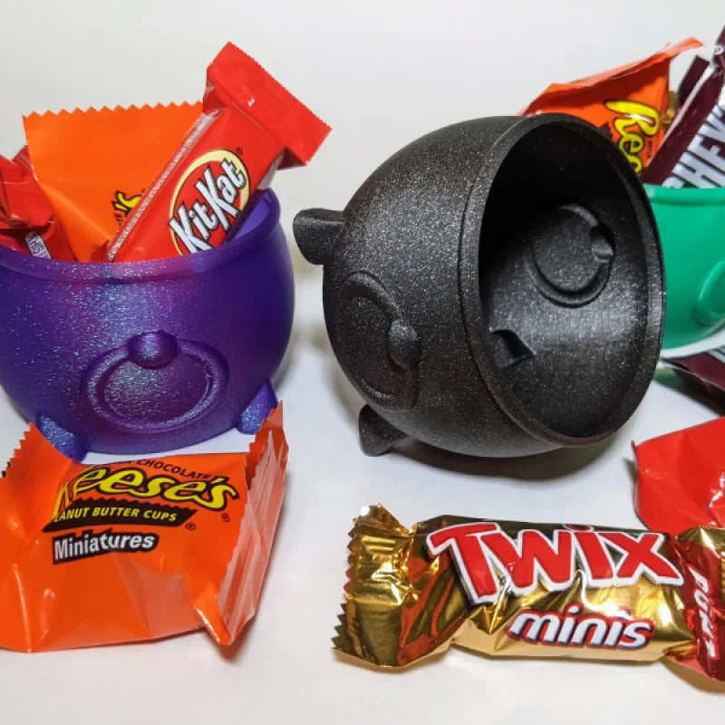 Witch’s Cauldron for Candy | Quick Halloween Vase