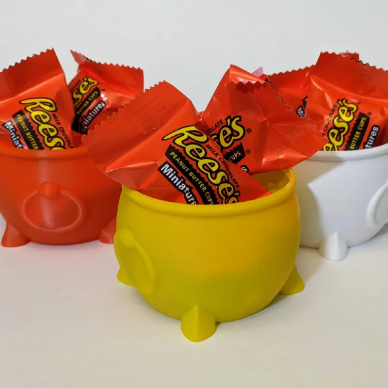Witch’s Cauldron for Candy | Quick Halloween Vase