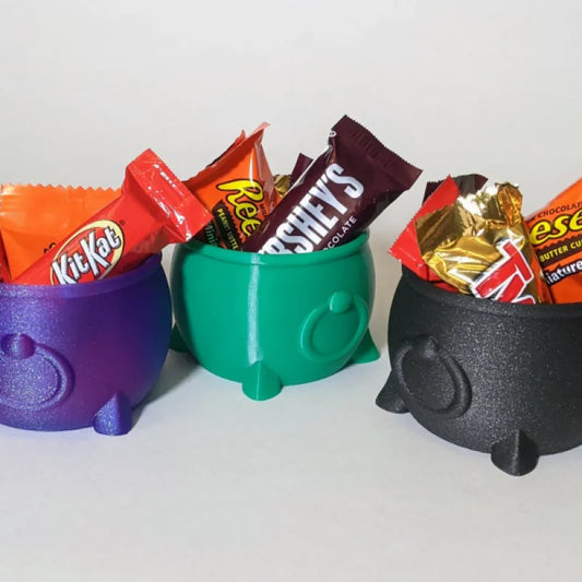 Witch’s Cauldron for Candy | Quick Halloween Vase