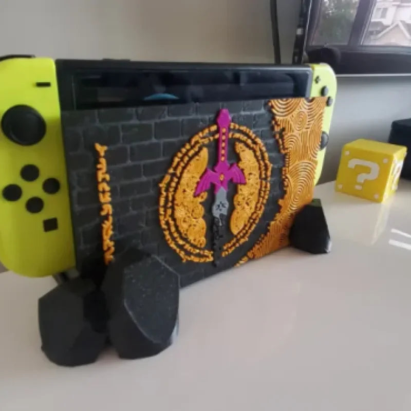 Zelda TOTK cover dock Nintendo Switch